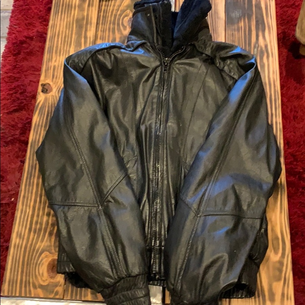 CB New York leather jacket